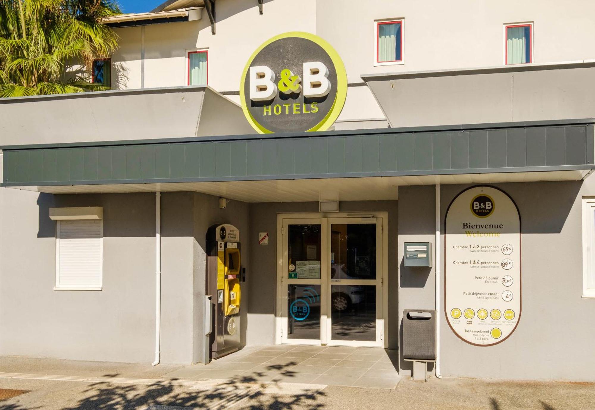 B&B Hotel Villeneuve Loubet Plage Eksteriør bilde